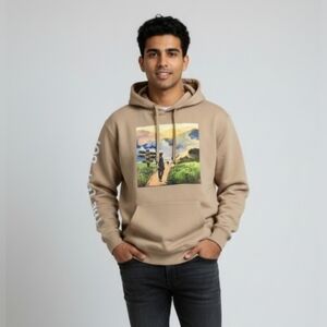 Cordae Lost Boy Hoodie S Tan Rap Hip Hop Album Art Sweatshirt 2019 Music Merch